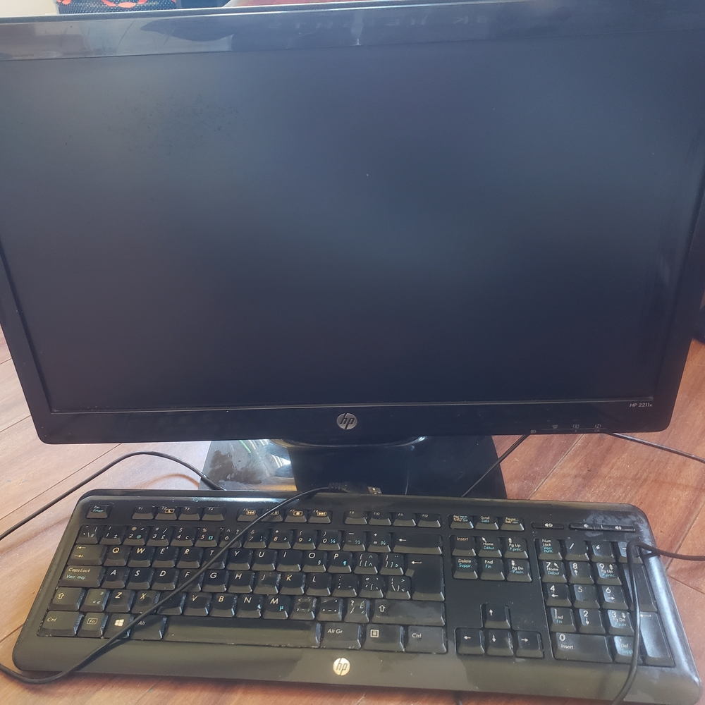 HP Black Wired Keyboard for Professional Use